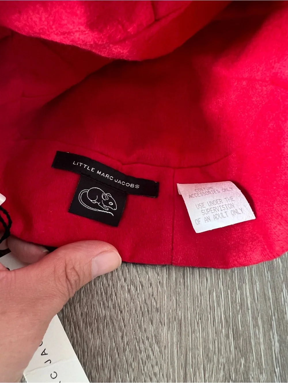 Marc Jacobs Kids Navy and Red Reversible Beanie